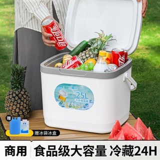 臺灣現/貨✨野炊露營神器✨手提 戶外野餐 加厚保溫箱 商用擺攤車載 戶外保鮮 釣魚保冷 手提 野營冷藏箱 家用冰桶