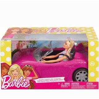 Barbie 芭比和可愛的粉紅汽車／敞篷車 Barbie Doll and Vechicle 2016 美泰DJR55