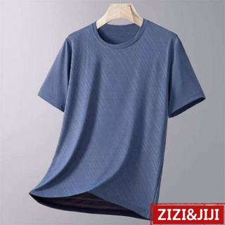臺灣出貨 M-5XL 冰絲短袖 涼感衣 排汗衫 網眼t恤 健身跑步 透氣運動短t 冰絲速乾衣 短袖上衣 男生衣服T105