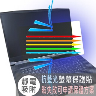 【Ezstick】MSI KATANA A17 AI B8VE 防藍光螢幕貼 抗藍光 (可選鏡面或霧面)