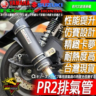 PR2排氣管NMAX勁戰六代AUGUR六代戰FORCE 2.0水冷BWS碳纖維排氣管NMAX 155消音塞 改裝品 重機