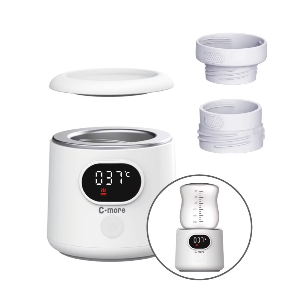 新貝樂C-more Mini Q可攜式恆溫溫奶器(內含標轉&寬口轉接環)