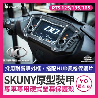 YO買百貨 SKUNY 原型裝甲 硬式螢幕保護殼 RTS125 135 165 儀表保護蓋 保護儀表 直上 RTS改裝