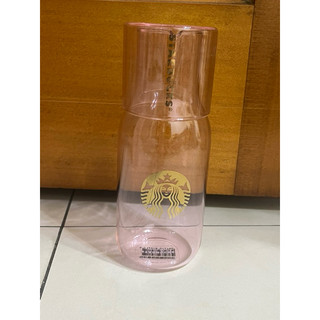 星巴克 粉彩春和玻璃瓶附杯 2020年 全新 附杯子