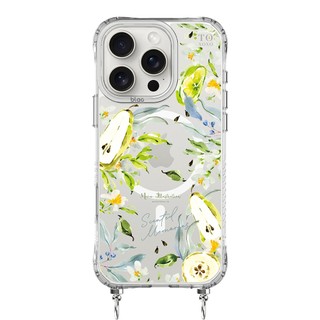 【TOXOXO】Meow Illustration｜梨檸晨露：冰川抗黃防摔MagSafe iPhone繩掛手機殼