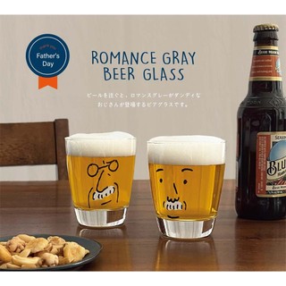 『台灣現貨』日本正版 壓紋玻璃杯 Decole Concombre 溫柔的大叔 難搞的大叔