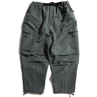 UNDER PEACE 23AW MASTER / URBAN PANTS 立體口袋 寬版 機能長褲 (軍綠色)