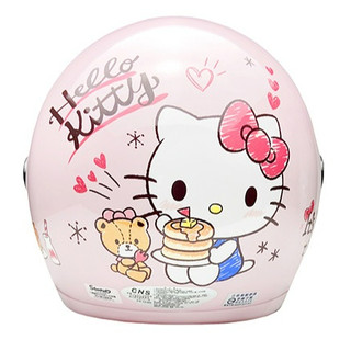 EVO 安全帽 CA-002 CA-003 鬆餅Kitty 粉色 兒童帽 卡通圖案 半罩