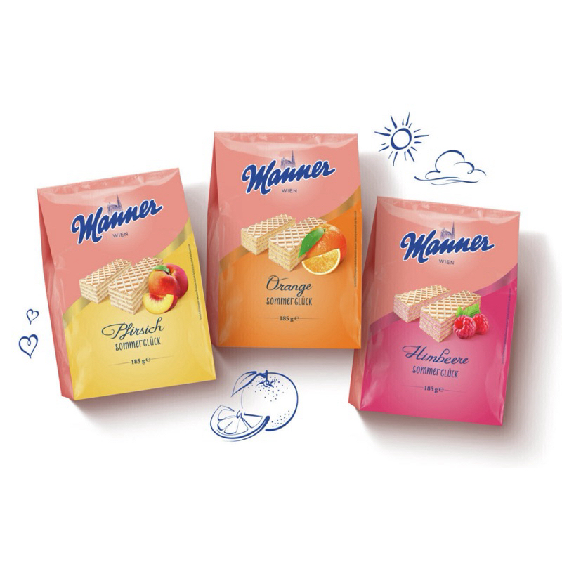 《🔥現貨☀️夏季限定口味🔥》🇦🇹Manner☀️夏日美食限定 限定口味系列185g