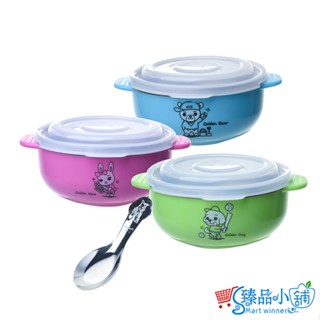 王樣 韓式卡通碗(小) 特價品 三色碗 兒童碗 不鏽鋼碗 兒童餐碗 不銹鋼碗 幼兒園餐碗 現貨 臻品小舖 O8003