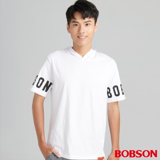 【BOBSON】男款連帽印圖上衣(71047-80)