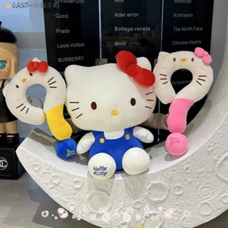🐈ʟ̆̈ᴜ̆̈ᴄ̆̈ᴋ̆̈ʏ̆̈~小貓來嗚可愛KT少女卡通問號頸枕U型飛機旅行便攜助眠枕頭沙發抱枕靠枕