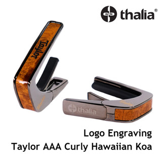 『聯名款』Thalia Capo 移調夾 Taylor AAA Curly Hawaiian Koa Engraving