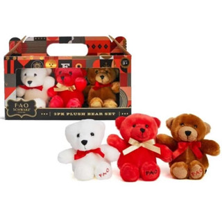 【O.t.W】美國 FAO PLUSH 經典迷你泰迪熊禮盒組(3入) 交換禮物 生日禮物 $900↘$450
