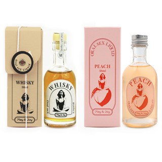 Play&Joy品覚 口交潤滑液 威士忌熱感風味 水蜜桃雞尾酒 50ml 情趣口交潤滑液 隨身包 潤滑劑 【DDBS】