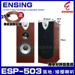 喇叭 ENSING ESP-503 10吋低音喇叭 三音路三單體家庭劇院卡拉OK主聲道喇叭