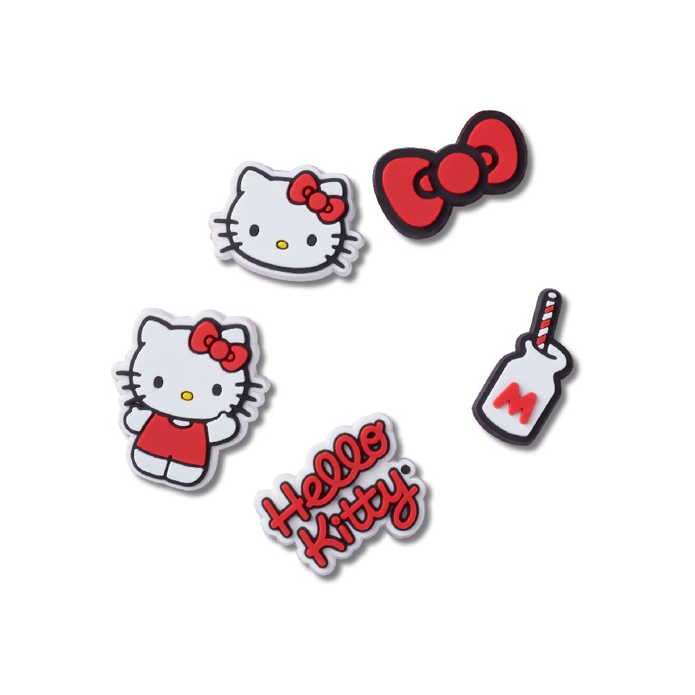 Crocs Hello Kitty 凱蒂貓 三麗鷗 聯名系列 5件組 鞋扣 H7815 (10012664)