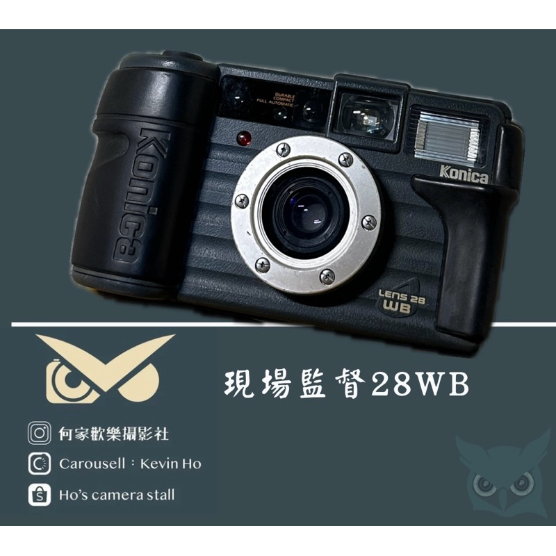 ★極上美品★KONICA 現場監督 28 WB ECO ★完動 #139l 美品 コニカ Konica 現場監督 28 WB ECO カメラ ブラック