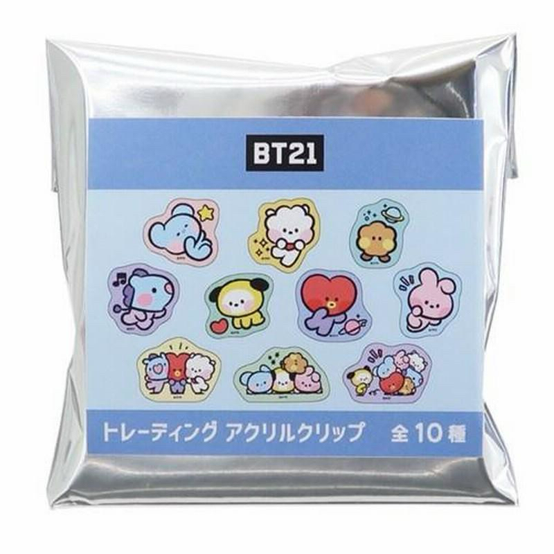 現貨 新品 日本直送 BT21 角色造型壓克力夾 盲抽（全10款） 隨機出貨 壓克力夾 防彈少年團 BT21盲包