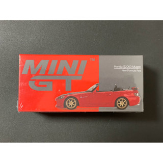 全新膠膜未拆！MINI GT 1/64 - #367 Honda S2000 Mugen！本田紅色敞篷車！