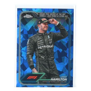免運附卡夾 2024 Topps Chrome SAPPHIRE F1 Hamilton Max Norris