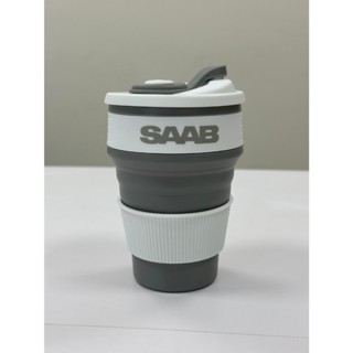 【全新】 SAAB 伸縮杯 隨身杯 隨身咖啡杯 咖啡外帶杯