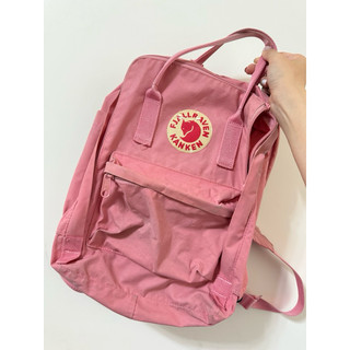 Fjallraven Kanken 粉色後背包 有使用痕跡