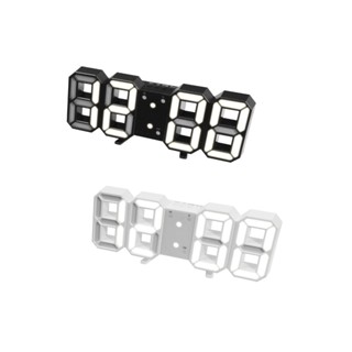 LED數字時鐘掛鐘 3D時鐘 數字時鐘 3D數字時鐘 立體時鐘 電子鐘 掛鐘 立鐘 鬧鐘 數字鐘 3D時鐘 LED鐘