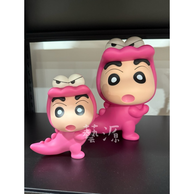 「現貨」（實拍）蠟筆小新 1:1 野原新之助 大號 小號粉色鱷魚小新 鱷魚山先生 可愛 公仔 手辦 模型 擺件 生日禮物