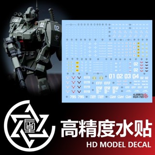 【Max模型小站】辰星 HG RGM-79S 吉姆斯巴達 專用螢光水貼