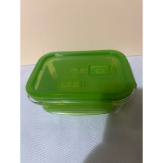 康寧 Snapware pyrex Eco Vent 密扣玻璃保鮮盒 長方形 650ML 0.65liters 全新
