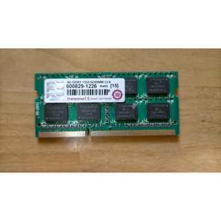 D.筆記型電腦記憶體-Transcend 創見 DDR3 1333 4G 直購價140