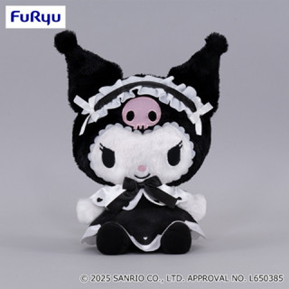 💐FuRyu 正版授權 日本空運 景品 三麗鷗 酷洛米 31cm 黑色洋裝 娃娃 蘿莉塔 生日大玩偶 庫洛米【全新現貨】
