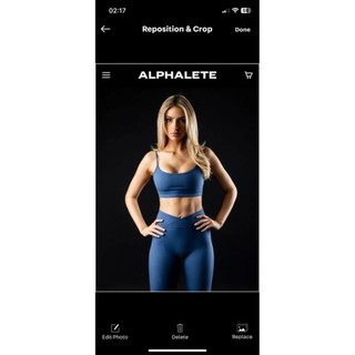 Alphalete surface limitless bra