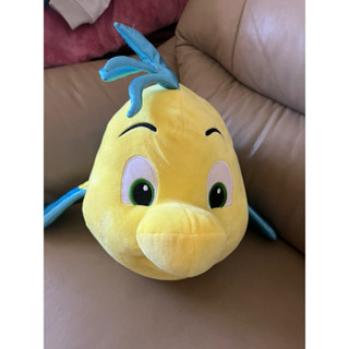 二手89成新✨ #4迪士尼 Disney比目魚 小比目魚 美人魚 小美人魚 娃娃 玩偶 絨毛娃娃 絨毛玩偶