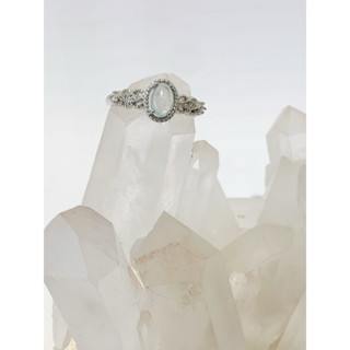 天然水晶-海藍寶戒指💍