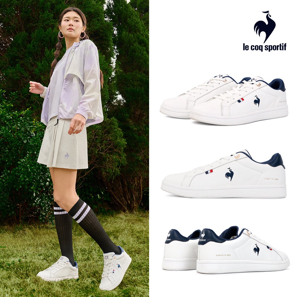 【LE COQ SPORTIF 法國公雞】NANCY運動鞋 男女鞋-白色-LWV73210