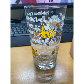 日本寶可夢咖啡廳限定 皮卡丘玻璃杯