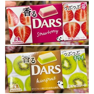 日本 森永製菓 DARS 草莓 奇異果 零食 巧克力 可可塊 可可 水果可可塊 水果巧克力 半熟巧克力
