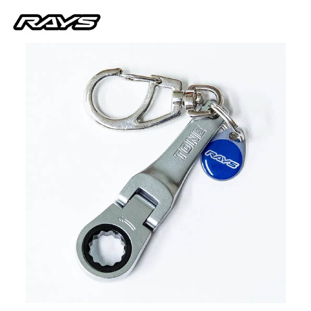 【PP保勁國際】日本原裝 RAYS x TONE 10mm 螺絲棘輪鑰匙圈 鑰匙扣 鑰匙圈吊飾 鑰匙圈 鑰匙圈扣環