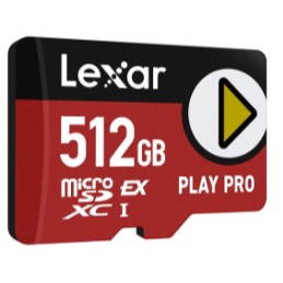 Lexar PLAY PRO microSDXC Express 512GB 超高速記憶卡(Switch 2專用)