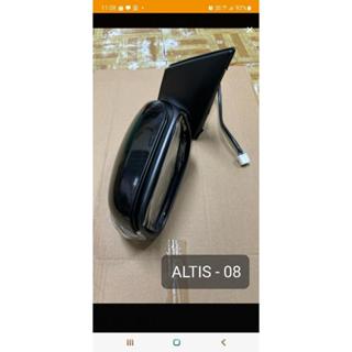 tnsk toyota altis 08-18年 10代 11代 後視鏡 鏡片電動 電動折疊+方向燈 後照鏡 照後鏡