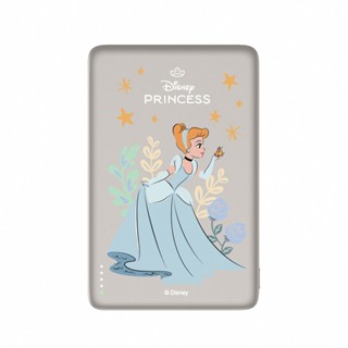迪士尼超薄磁吸無線快充行動電源/ 5000mAh/ 灰姑娘 eslite誠品