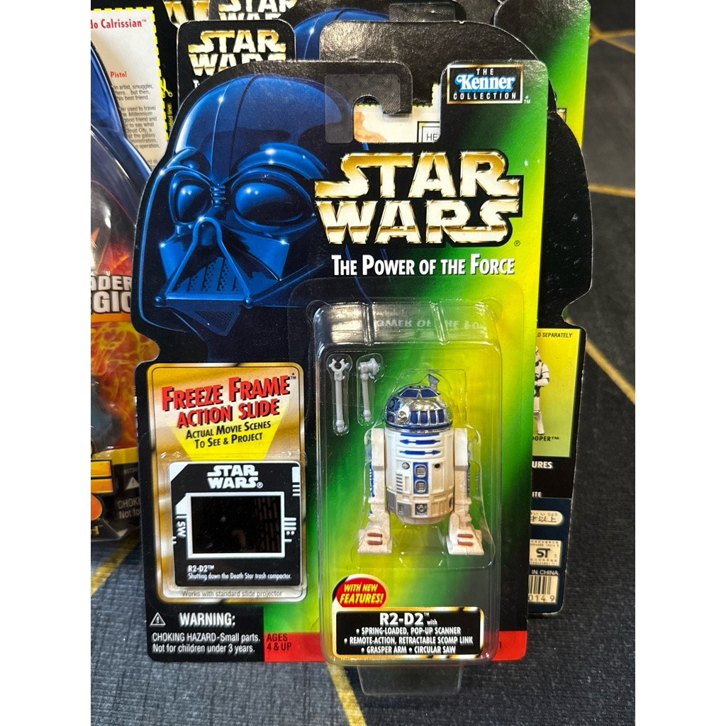 【星際大戰老玩具】Kenner 3.75 綠卡 R2 D2 工具版 R2-D2