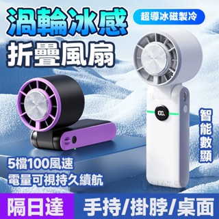當日出貨🧊隔日達 摺疊手持風扇 冰敷風扇 桌面風扇 隨身風扇 製冷風扇 半導體製冷 隨身風扇 迷你風扇 手持風扇