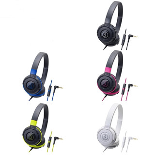 耀您館★Audio-Technica耳罩耳機麥克風ATH-S100is線控耳麥適Samsung三星iPhone蘋果6 5