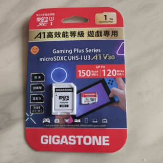 全新的公司貨 GIGASTONE MICRO SD 1TB 卡遊戲專用記憶卡1T A1 V30 U3 UHS-I