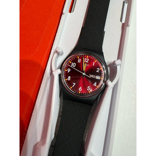 【SWATCH】Gent 原創 手錶 瑞士錶 SIR RED (34mm) 男錶 女錶 SO28B704