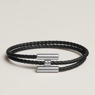 💼 Hermes 愛馬仕 Clic H 手環 Tournis Tresse手環 小牛皮手環 皮革編織手環