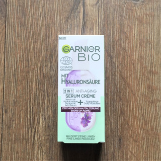 法國製 Garnier Bio Anti-Aging Serum 卡尼爾有機薰衣草 保濕抗皺 玻尿酸精華乳 新品